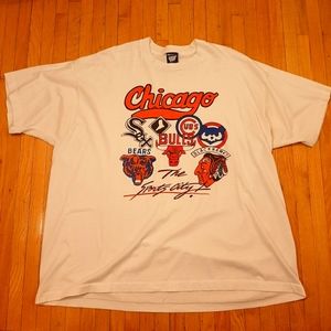 Vintage 80's Chicago Sports Teams Tshirt